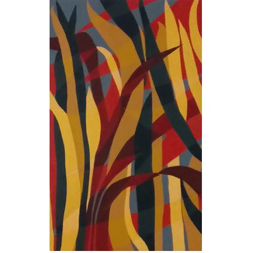 Cecília Macedo - Jardins VIII - Acrilica sobre tela - 80 x 50 cm - 2017